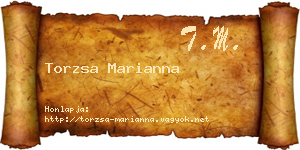 Torzsa Marianna névjegykártya